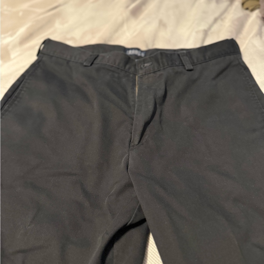 IZOD heavy duty men’s utility pants gray. 34x30. Durable comfy